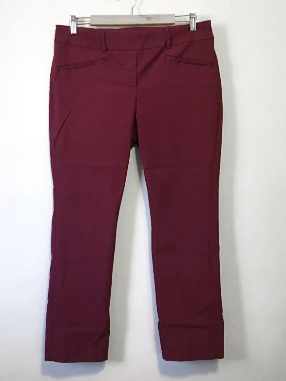 Reitmans Oxblood Red Trouser Dress Pants 18P Viscose Stretch
